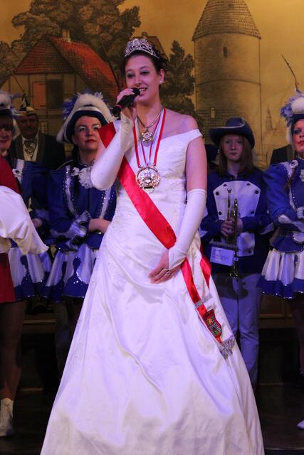 ihre Lieblichkeit Anke I. bei der Begrüßung