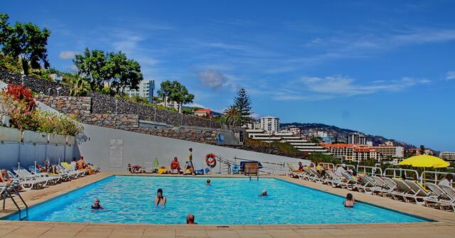 Badetag am Hotel
