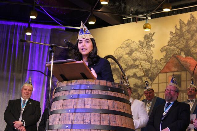 Aygül Özkan bei ihrer Antrittsrede