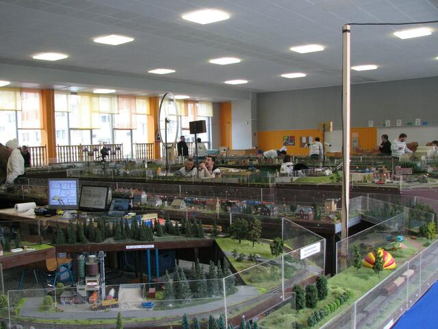 Blick auf die drei Module