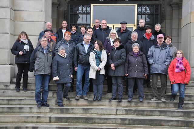 Noch schnell ein Abschlussfoto - Prima Führung! War wirklich sehenswert.