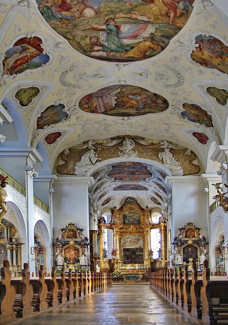 In der leeren Kirche St. Trutpert