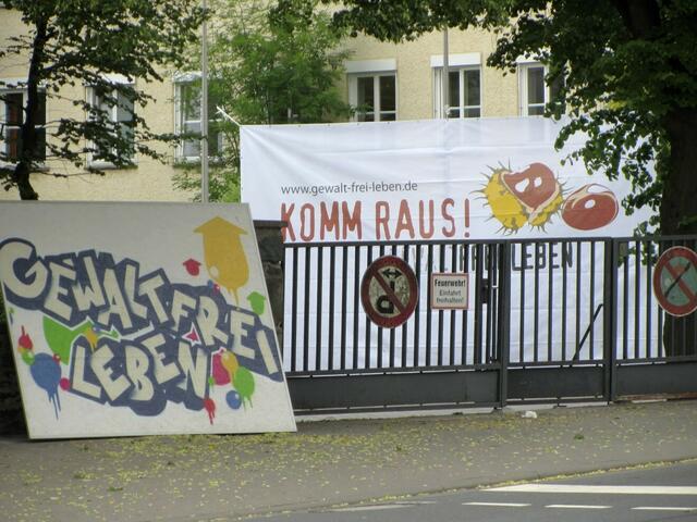 Sinnesparcours "Gewaltfrei Leben" an der Kestnerschule in Wetzlar