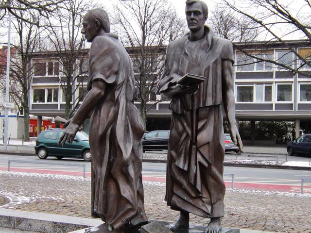 Zwei der  "Die Göttinger Sieben"