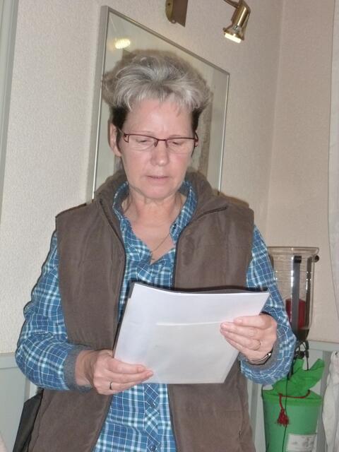 Heike Braunert verlas den Kassenbericht