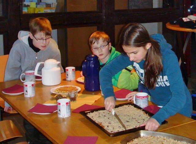 Anke war so lieb und hat Kuchen für uns gebacken