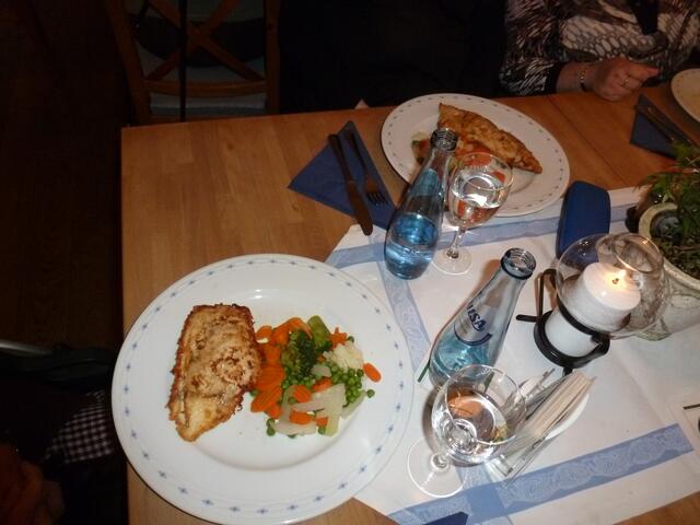 Das Essen war lecker