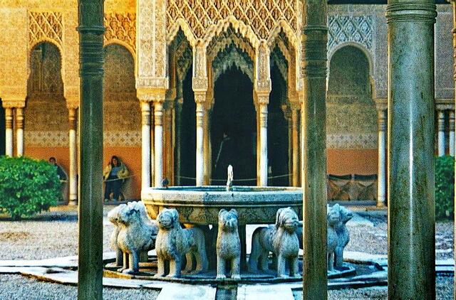 In der Alhambra in Granada Andalusien