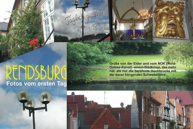 ...Urlaub rund um RENDSBURG; auch hier sind viele eigene Ansichtskarten entstanden!