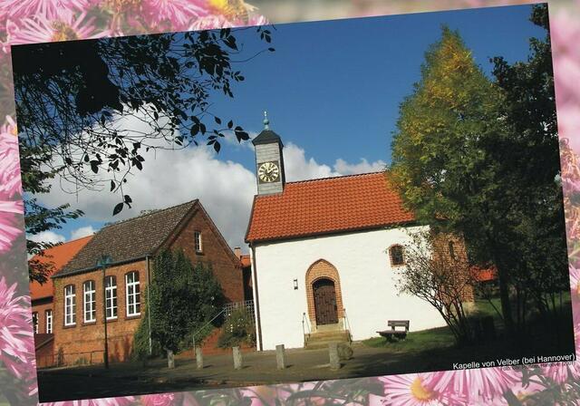 VELBER /am westlichen Stadtrand Hannovers) -- auch ohne Urlaub und sonstige Reise als Hintergrund entstehen immer wieder Postkarten...