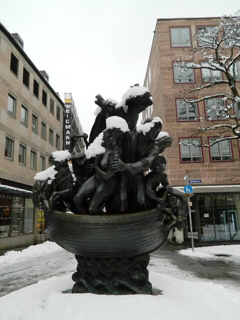 Narrenschiff im Schnee