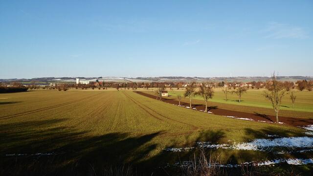 Samstag der 2.3.2013 - Blick nach Reinsdorf !