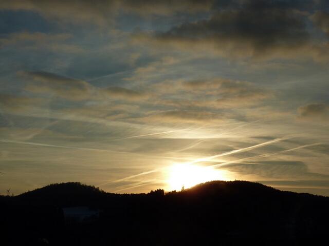 Sonnenuntergang : Es deutet sich was an