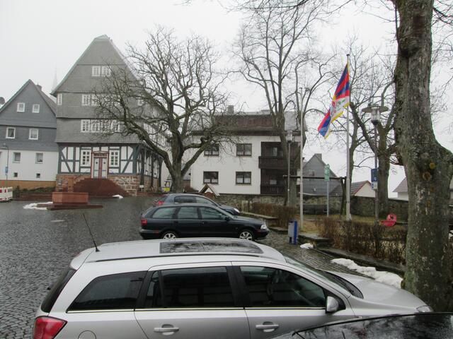 Markplatz Battenberg am 09.03.2013