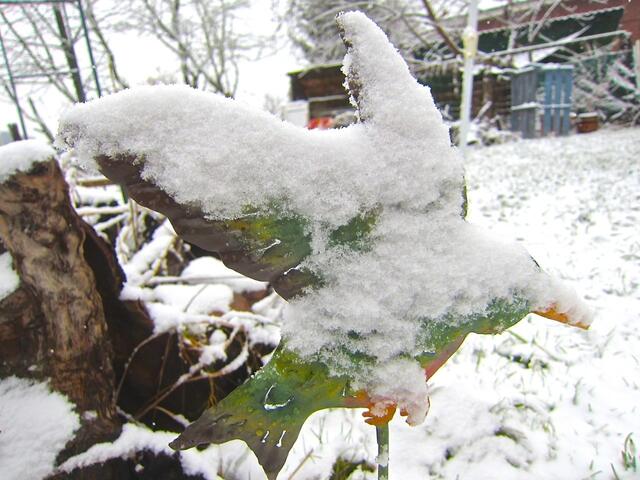 Mein Osterwichtelvogelteelichthaltergartenstecker