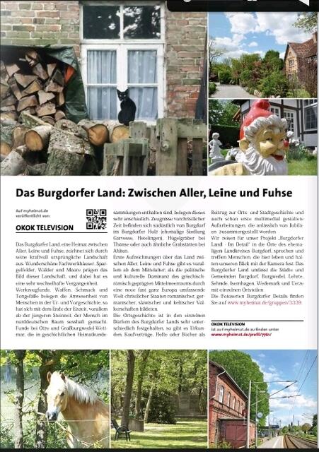 Veröffentlichter Bildbericht aus der OKOK Television Serie "Im Detail - Burgdorfer Land" © OKOK TELEVISION / MYHEIMAT