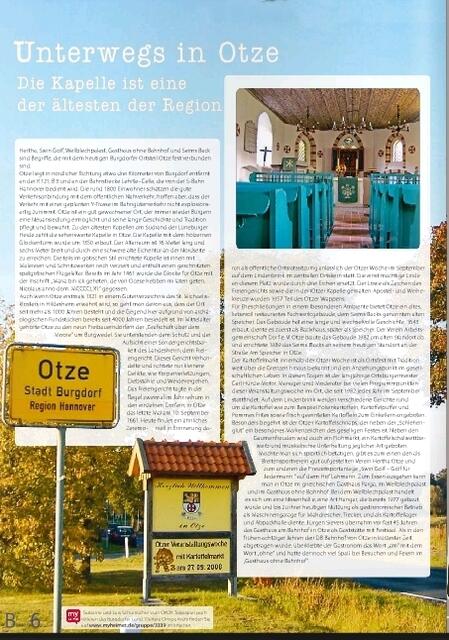 Veröffentlichter Bildbericht aus der OKOK Television Serie "Im Detail - Burgdorfer Land" © OKOK TELEVISION / MYHEIMAT