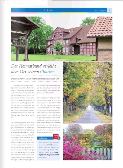 Veröffentlichter Bildbericht aus der OKOK Television Serie "Im Detail - Burgdorfer Land" © OKOK TELEVISION / MYHEIMAT