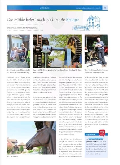 Veröffentlichter Bildbericht aus der OKOK Television Serie "Im Detail - Burgdorfer Land" © OKOK TELEVISION / MYHEIMAT