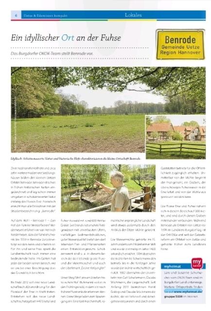 Veröffentlichter Bildbericht aus der OKOK Television Serie "Im Detail - Burgdorfer Land" © OKOK TELEVISION / MYHEIMAT