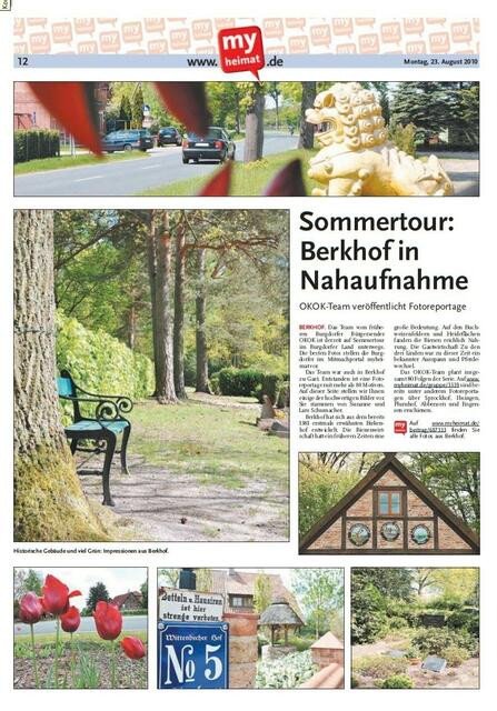 Veröffentlichter Bildbericht aus der OKOK Television Serie "Im Detail - Burgdorfer Land" © OKOK TELEVISION / MYHEIMAT