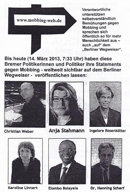 BAKI-Faltblatt (Seite 3) zur Veranstaltung der SPARKASSE BREMEN am 14. März 2013 zum Ideenwettbewerb "Bremen macht Helden"