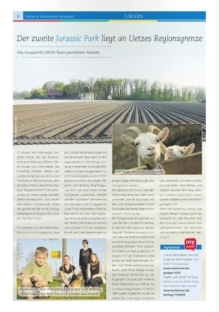 Veröffentlichter Bildbericht aus der OKOK Television Serie "Im Detail - Burgdorfer Land" © OKOK TELEVISION / MYHEIMAT