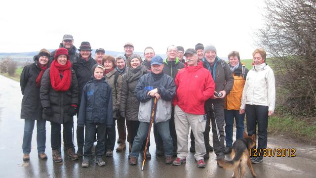 Gruppenbild am Wandertag