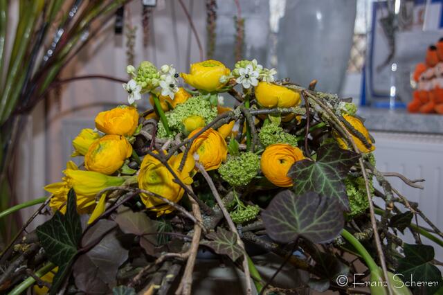 20. Jugendwettkampf 2013 der Floristen-Auszubildenden im Bezirk Schwaben-Mitte.