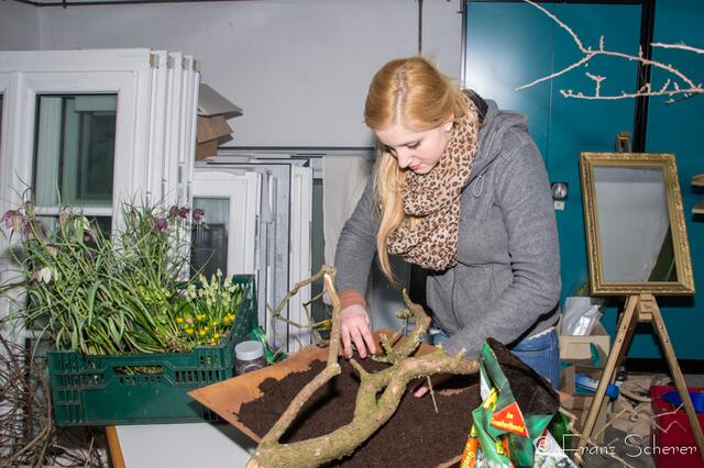 20. Jugendwettkampf 2013 der Floristen-Auszubildenden im Bezirk Schwaben-Mitte.