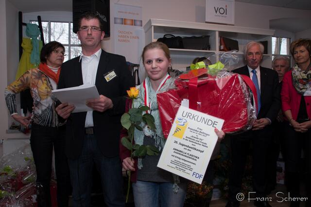 20. Jugendwettkampf 2013 der Floristen-Auszubildenden im Bezirk Schwaben-Mitte.