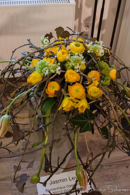 20. Jugendwettkampf 2013 der Floristen-Auszubildenden im Bezirk Schwaben-Mitte.