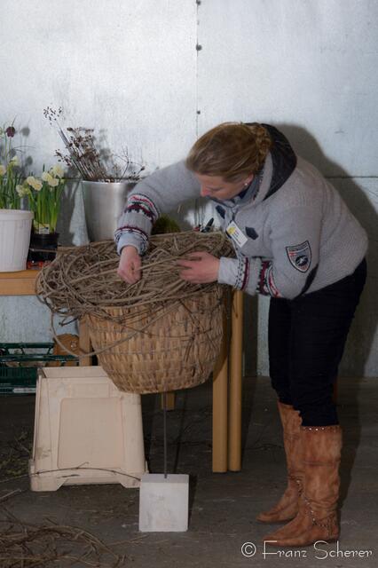 20. Jugendwettkampf 2013 der Floristen-Auszubildenden im Bezirk Schwaben-Mitte.