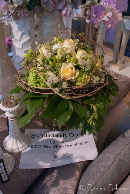 20. Jugendwettkampf 2013 der Floristen-Auszubildenden im Bezirk Schwaben-Mitte.