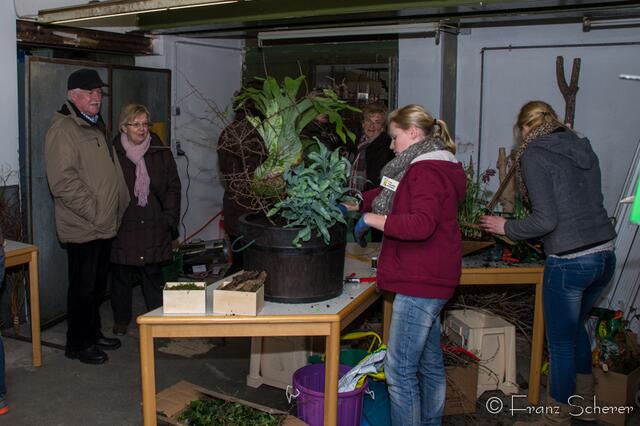 20. Jugendwettkampf 2013 der Floristen-Auszubildenden im Bezirk Schwaben-Mitte.
