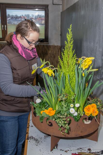 20. Jugendwettkampf 2013 der Floristen-Auszubildenden im Bezirk Schwaben-Mitte.