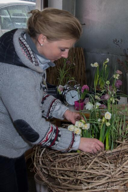 20. Jugendwettkampf 2013 der Floristen-Auszubildenden im Bezirk Schwaben-Mitte.
