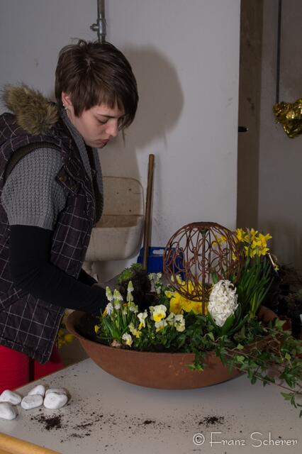 20. Jugendwettkampf 2013 der Floristen-Auszubildenden im Bezirk Schwaben-Mitte.