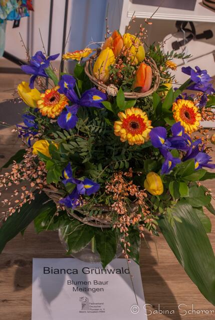20. Jugendwettkampf 2013 der Floristen-Auszubildenden im Bezirk Schwaben-Mitte.