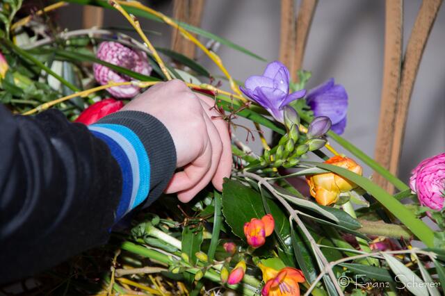 20. Jugendwettkampf 2013 der Floristen-Auszubildenden im Bezirk Schwaben-Mitte.