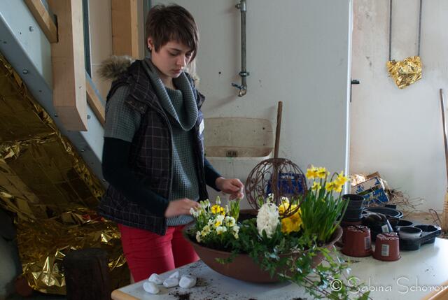 20. Jugendwettkampf 2013 der Floristen-Auszubildenden im Bezirk Schwaben-Mitte.