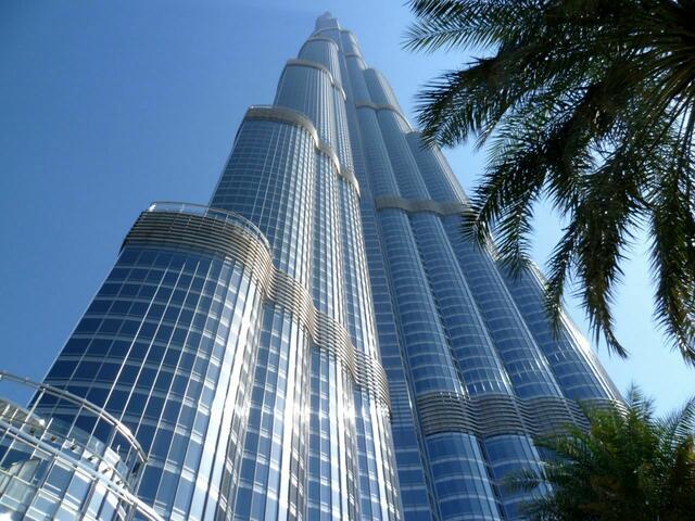Eine Herausforderung für jeden Fotografen: Den Eindruck des Burj Khalifa mit seinen 821 Metern festzuhalten.
