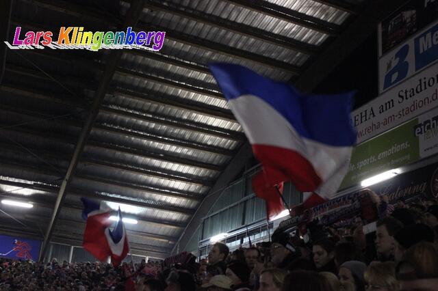Nordkurven Impressionen vom Spiel gegen Crimmitschau