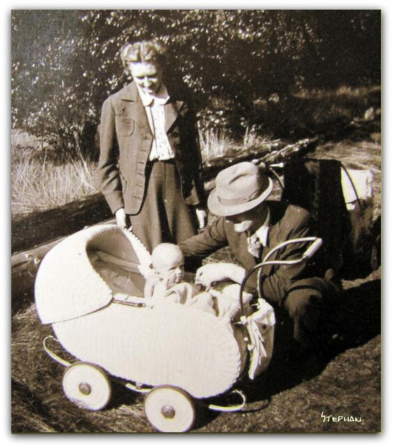 ich mit meinen Eltern im Herzberg