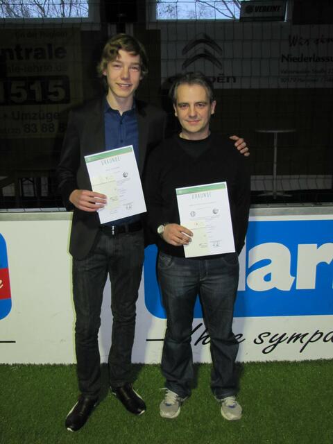 SV Sorgensen Max Schewe und Dimitri Papaioannou