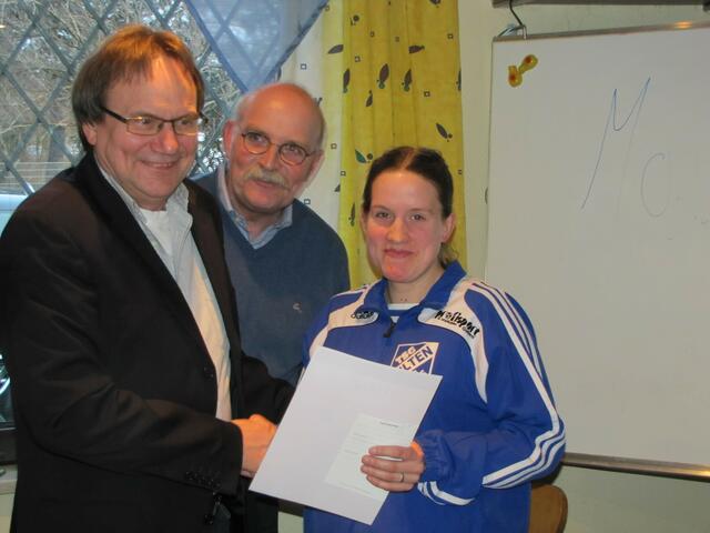 Eberhard Wacker, Achim Götze und Annika Klose-Adebar TSG Ahlten