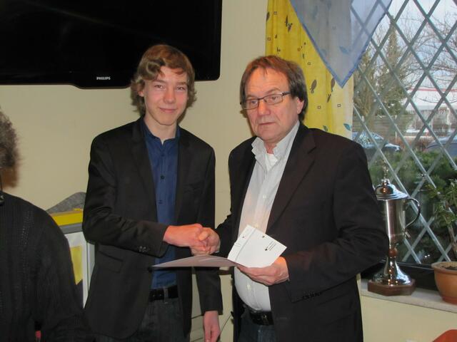 Max Schewe SV Sorgensen (jüngster Teilnehmer) und Eberhard Wacker