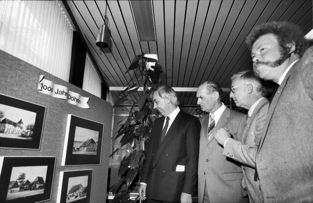 v.l. Vorstandsvorsitzender Kurt Fischer, Helmut Zimmermann, Siegfried Hebestreit und Uwe Kienast.