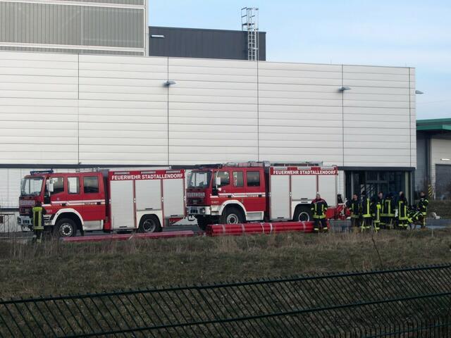 Um 17:41 Uhr machte sich die Stadtallendorfer Feuerwehr bereit für den Heimweg.