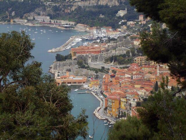 Ausblick auf Villefrance
